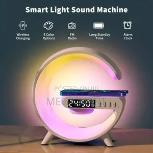 G63 Smart Light Sound Machine With Alarm Clock(648