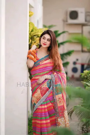 Photo - Digital Print Sari With Blouse PCS