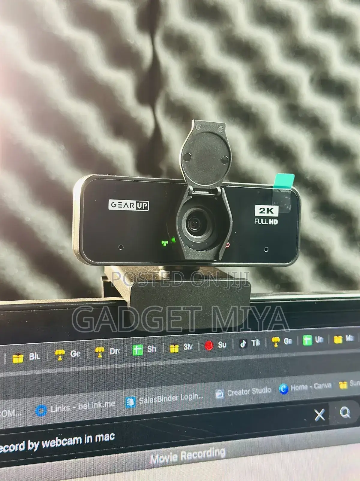 Gearup Webcam- 4.0mp HD USB Webcam