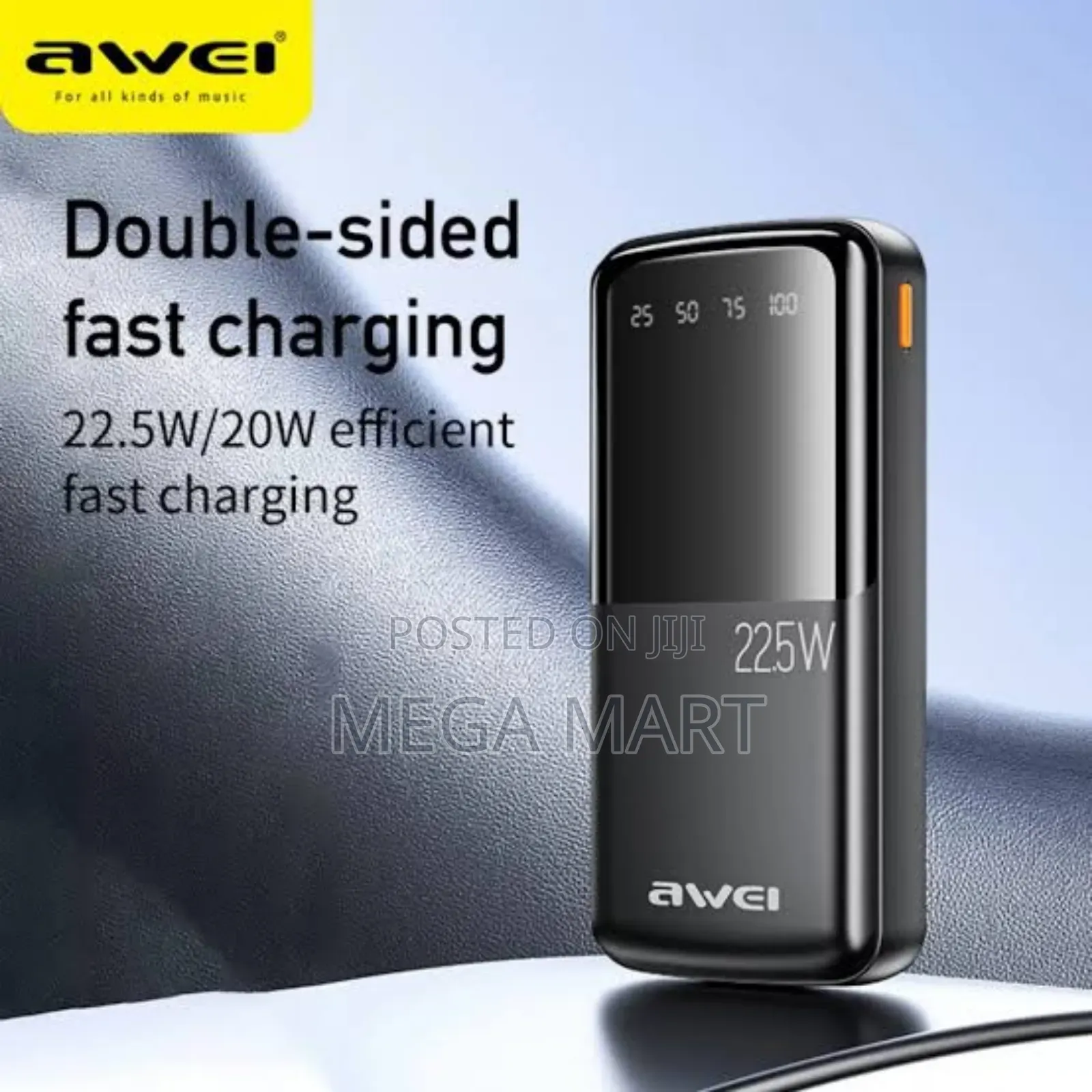Awei P13K Powerbank 20000mah
(1110