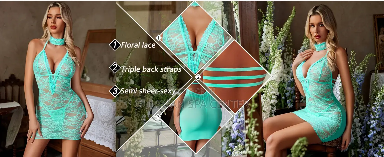 Avidlove Women Babydoll Lingerie Lace Chemise Halter Nightwe