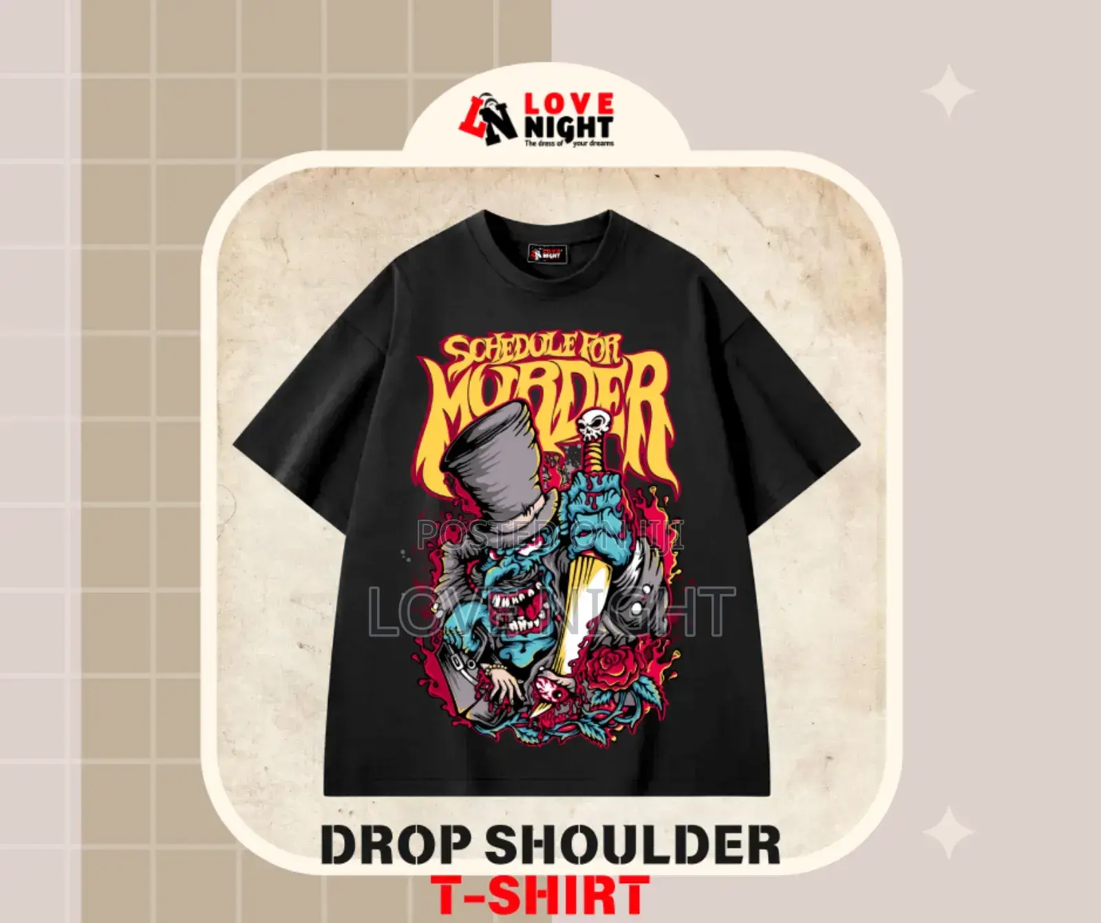 Over Size Drop Shoulder