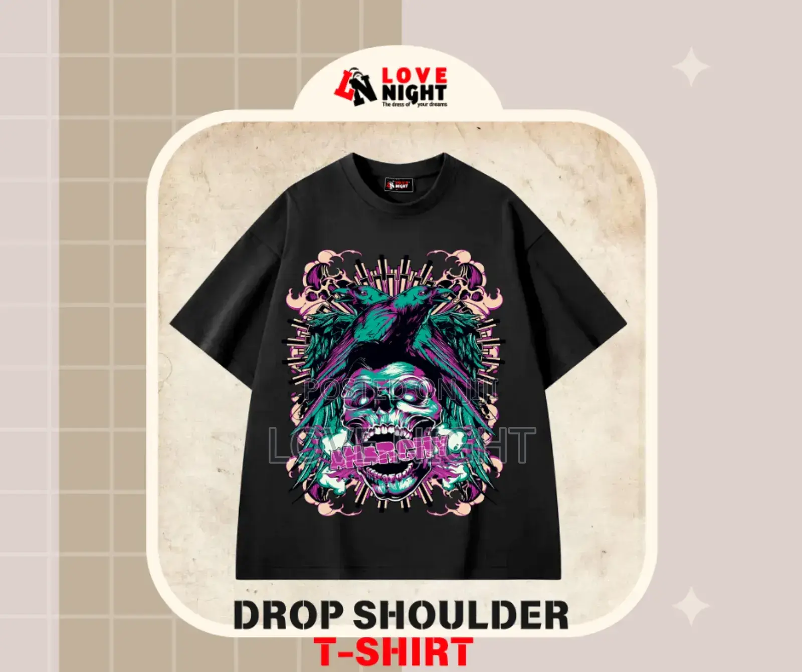 Over Size Drop Shoulder