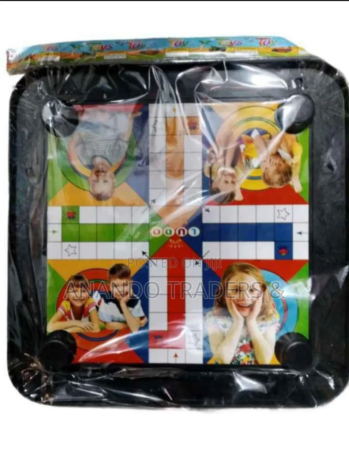 Kids Carrom Plus Ludo Plastic Board Toy - Free Shipping