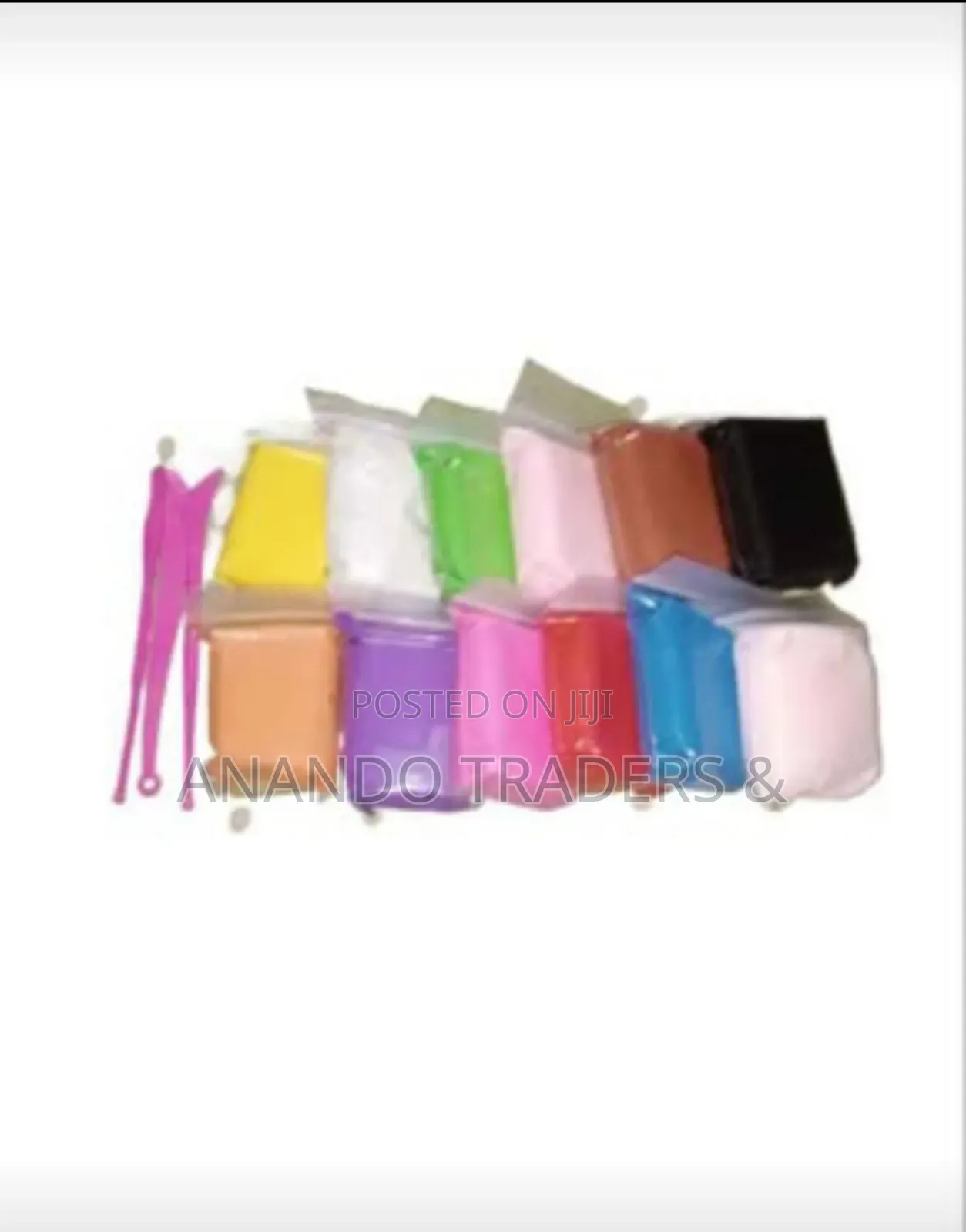 Soft Super Light Clay for DIY Handmade Toys, 12 Color,