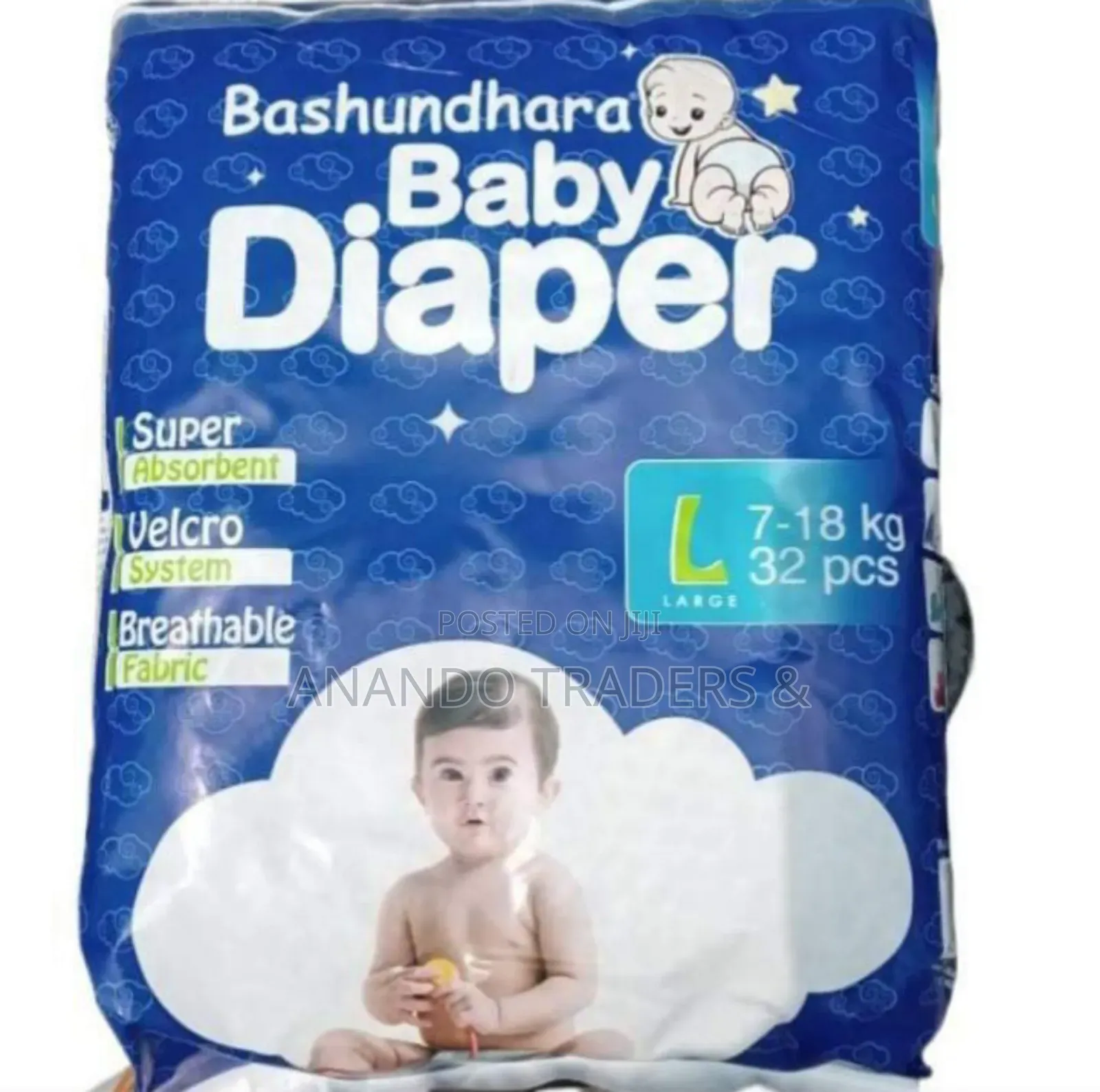 Bashundhara Baby Diaper Belt System, Size L, M, S