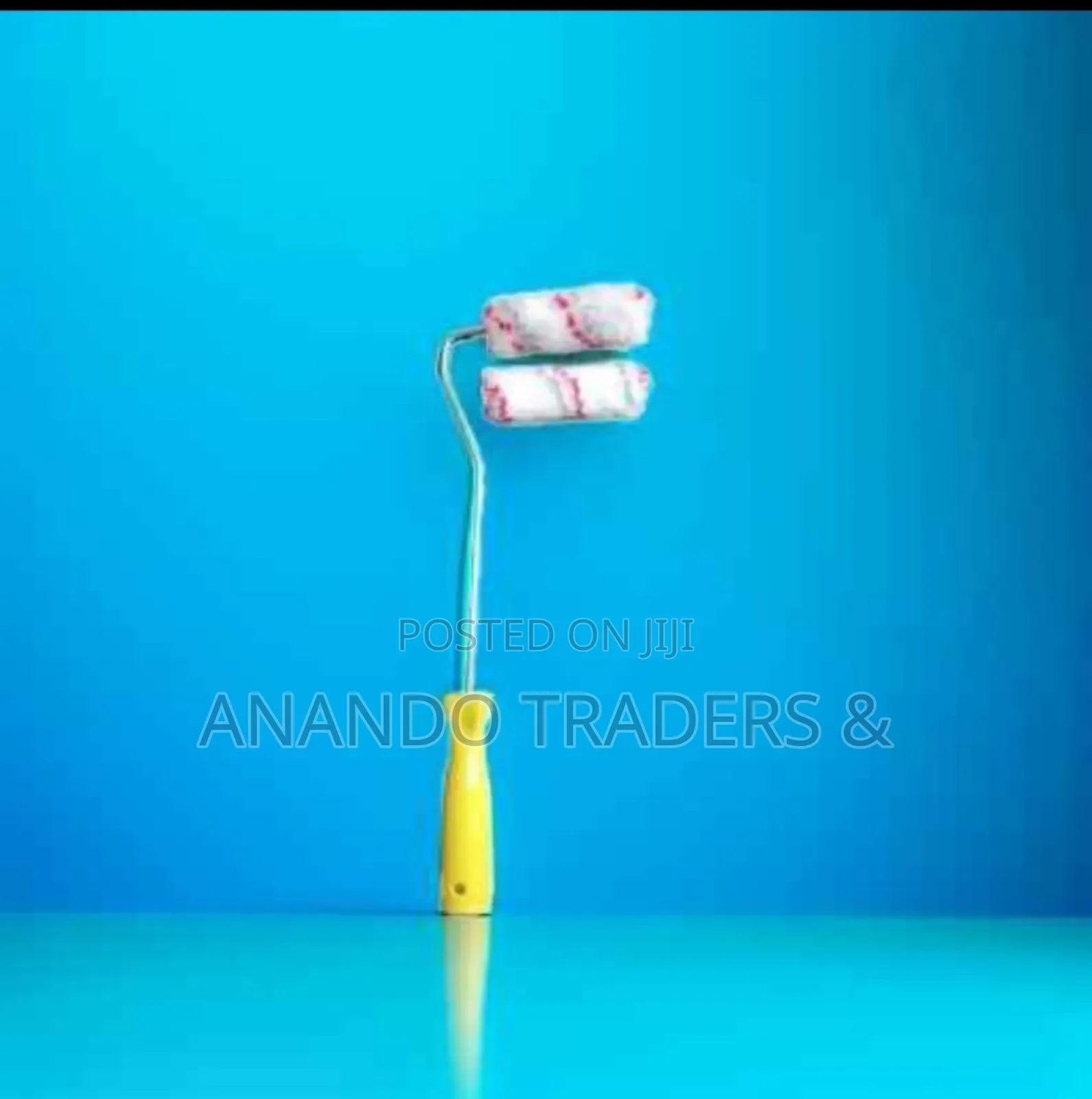 4 Inch Roller Brush 2 PCS With 1 PCS Handel Painting Brush,