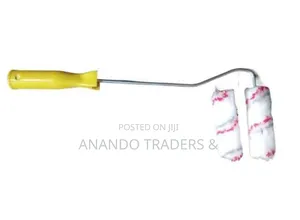 4 Inch Roller Brush 2 PCS With 1 PCS Handel Painting Brush,