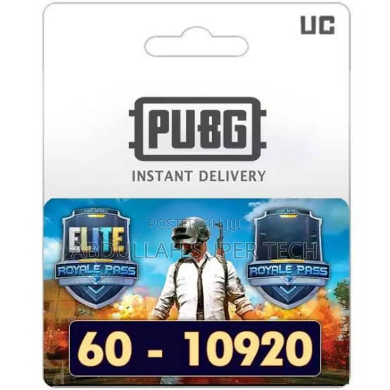 PUBG UC TOP UP (Play Unknown Battle Ground)