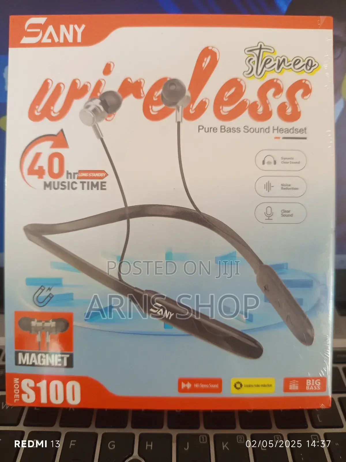 SANY S100 Wireless Stereo Headset