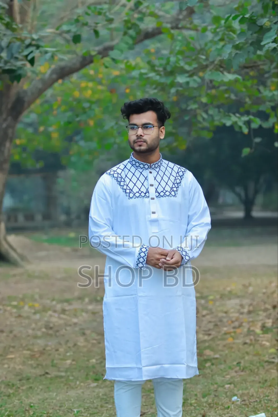 Cotton Embroidery Panjabi