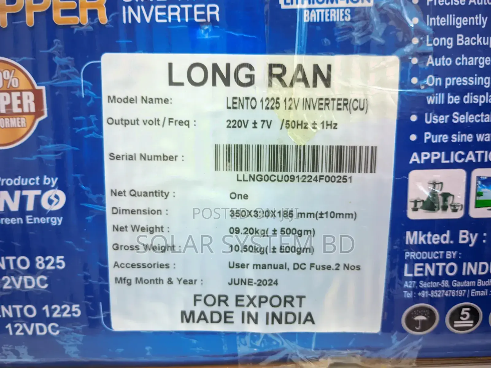 Long Run Pure Sine Wave Ups