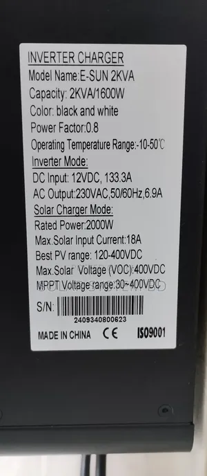 Sako 2.5 Hybrid Solar Inverter 12 Volt