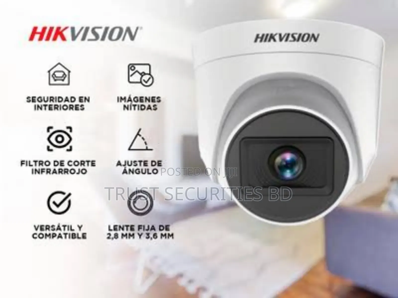Hikvision DS-2CE16D0T-EXIPF 2MP HD Night Vision Camera