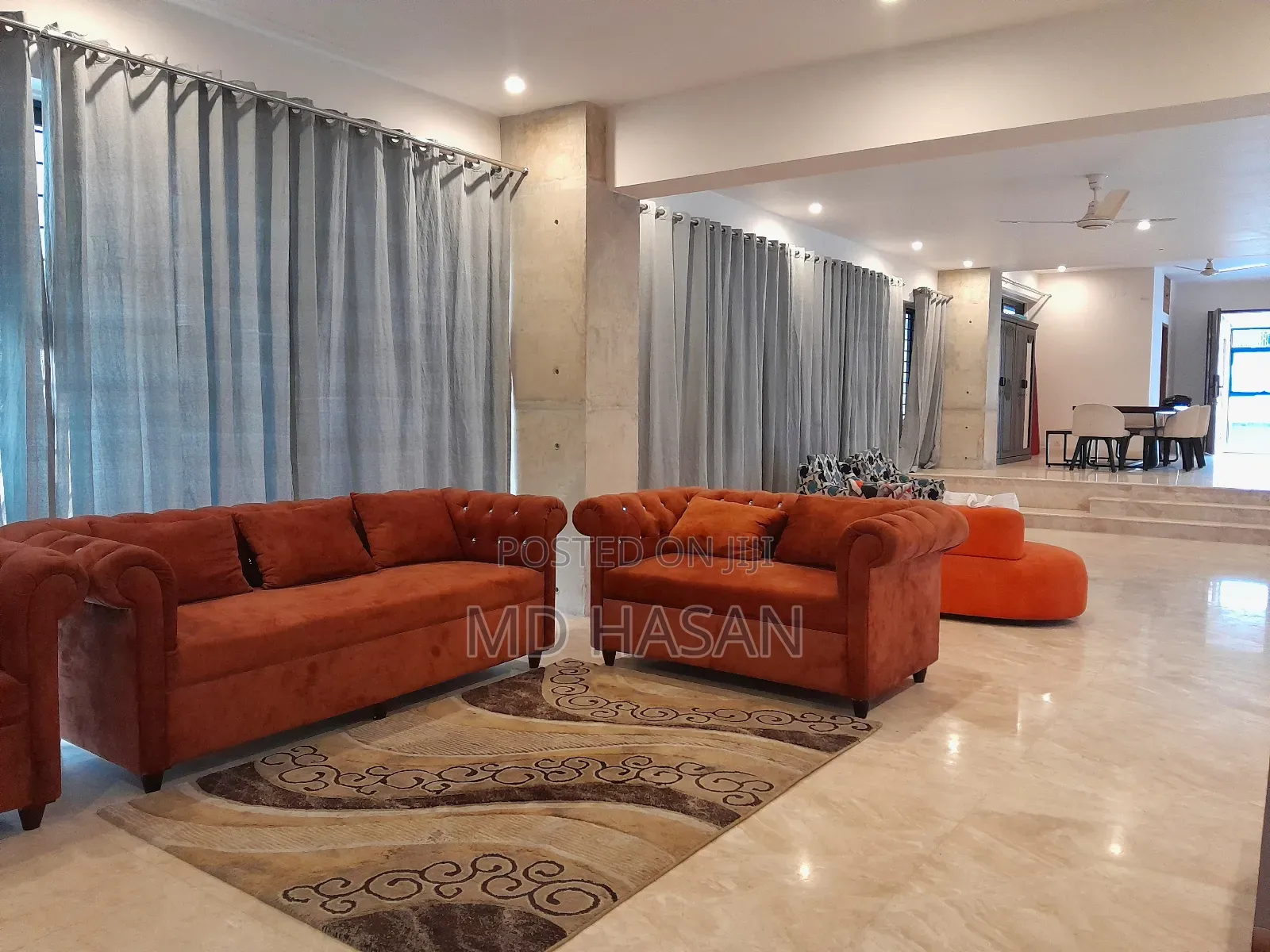 Furnished 3bdrm Apartment in Furnished Flat For for rent
