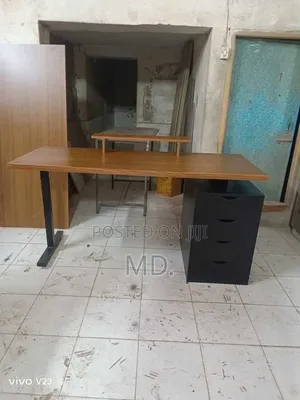 T Type Gaming Computer Table and Cabinet