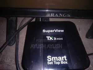 Photo - Rangs Led Tv Whit Tx3 Mini Smart Box