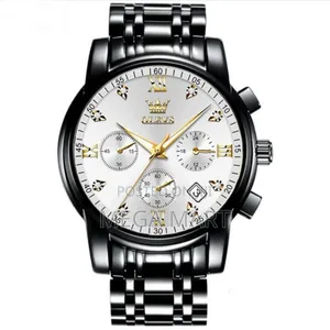 Ole_vs Top Luxury Stainless Steel Analog Quartz 1128