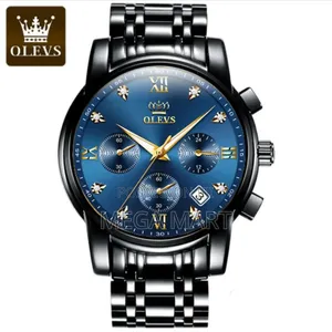 Ole_vs Top Luxury Stainless Steel Analog Quartz 1128