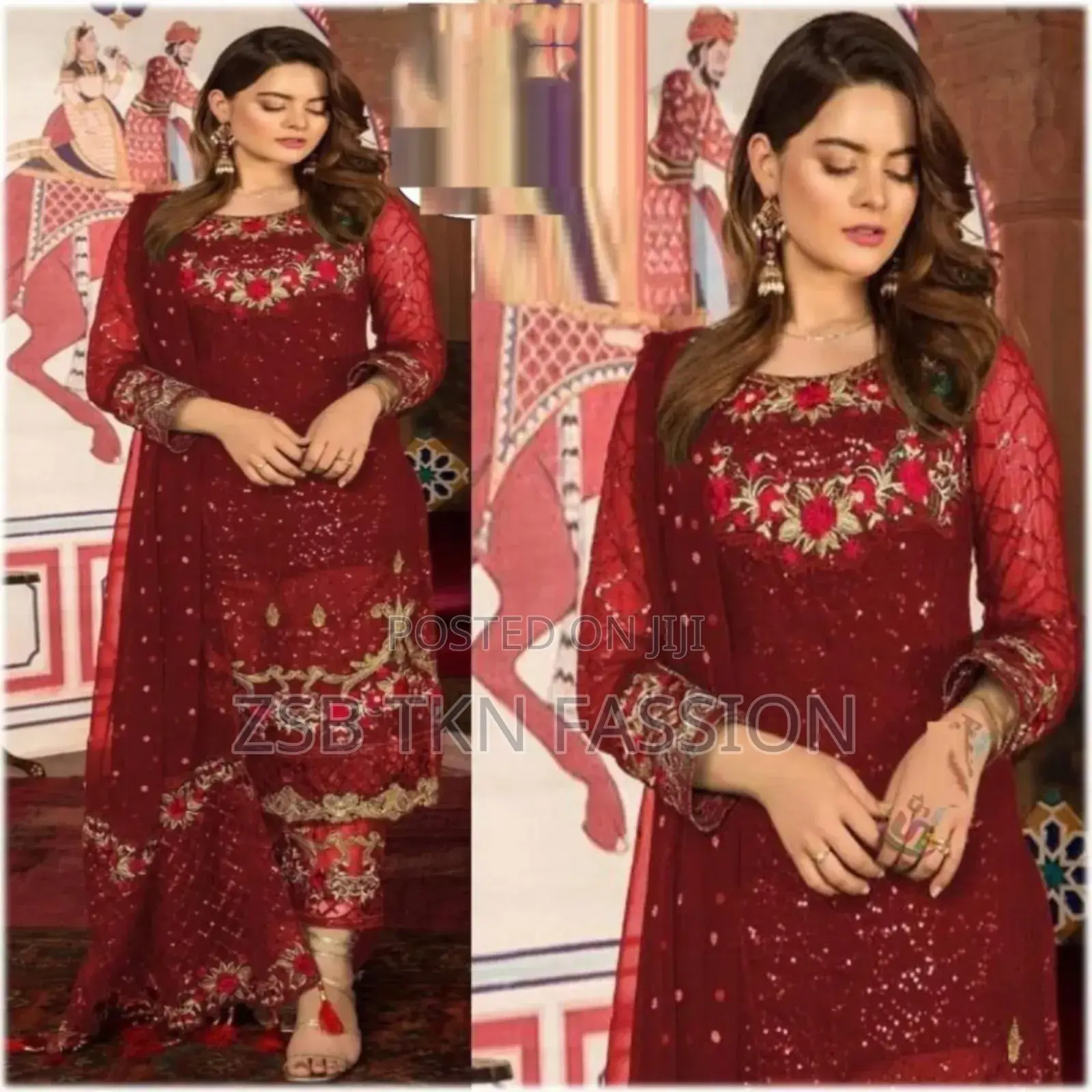 Indian Embroidery 3 Pis