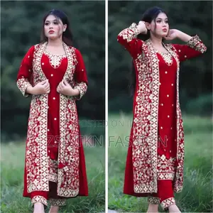 Fashionable Koti Kameez Suit