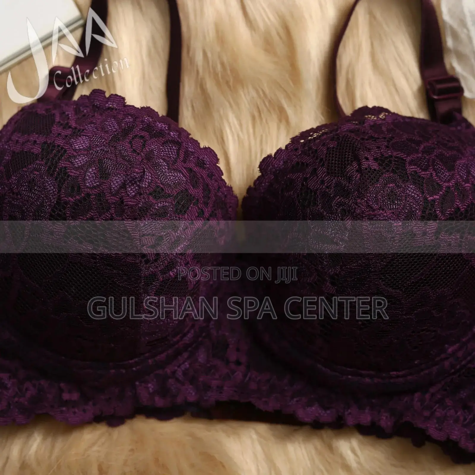 JAA Collection - Purple Elastic Linen Pushup Foam -