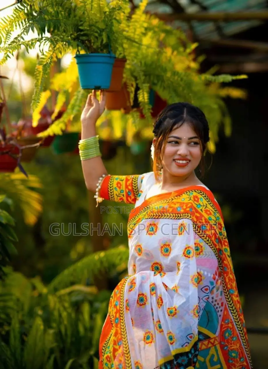 Most Popular Soft Pure Afsan Print Saree for Women