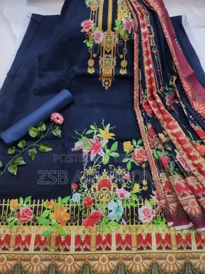 Pakistani Organdy Lawn Three-Piece