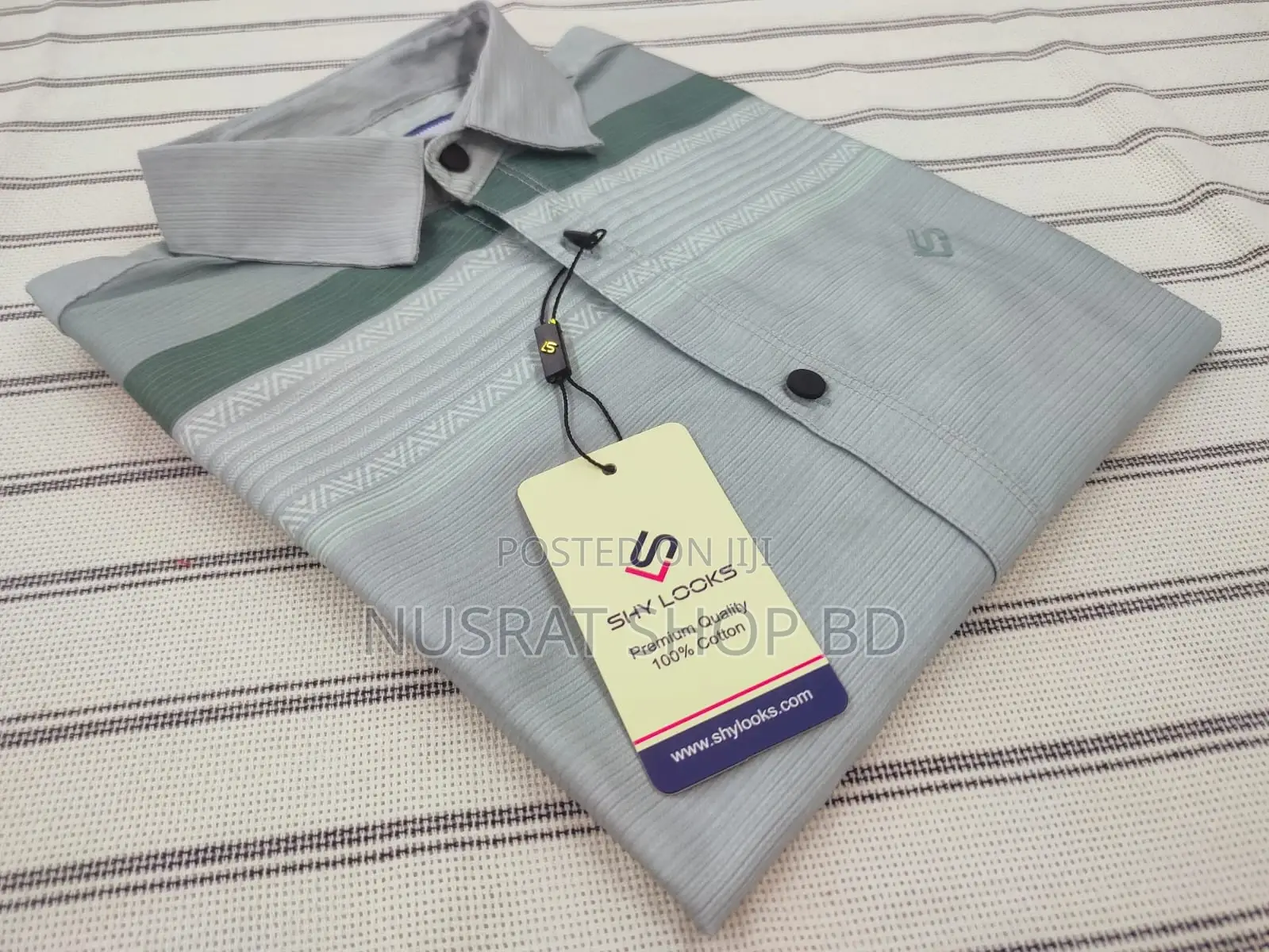 Luxury Spandex Print Shirt