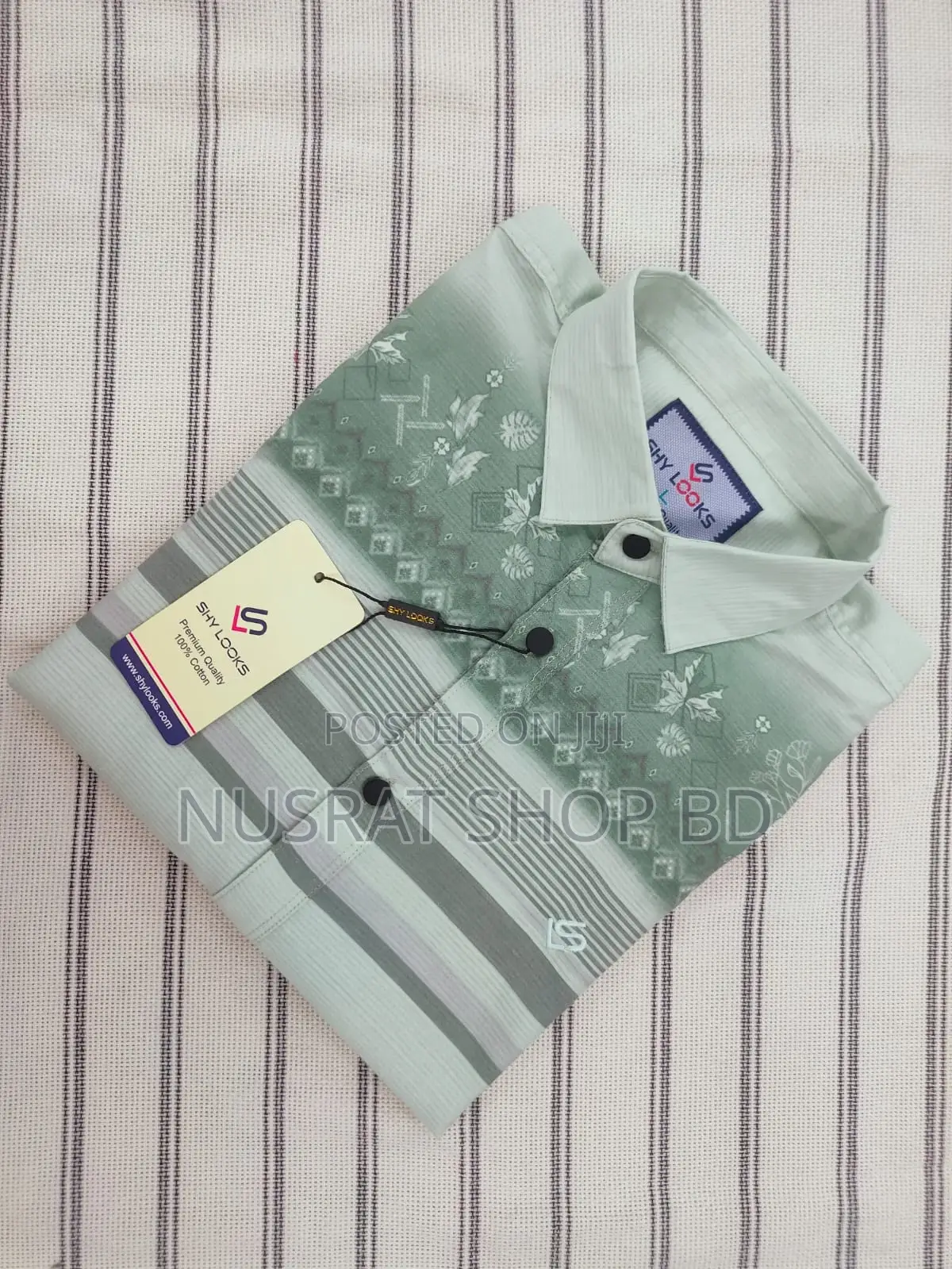 Luxury Spandex Print Shirt