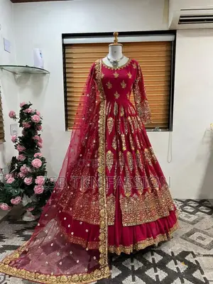 Readymade Georgette Embroidered Party Dress 