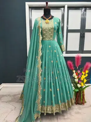 Readymade Embroidered Party Dress