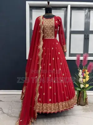 Readymade Embroidered Party Dress 