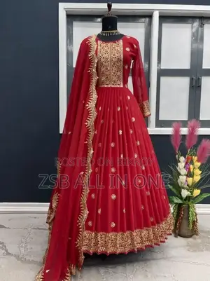 Readymade Embroidered Party Dress