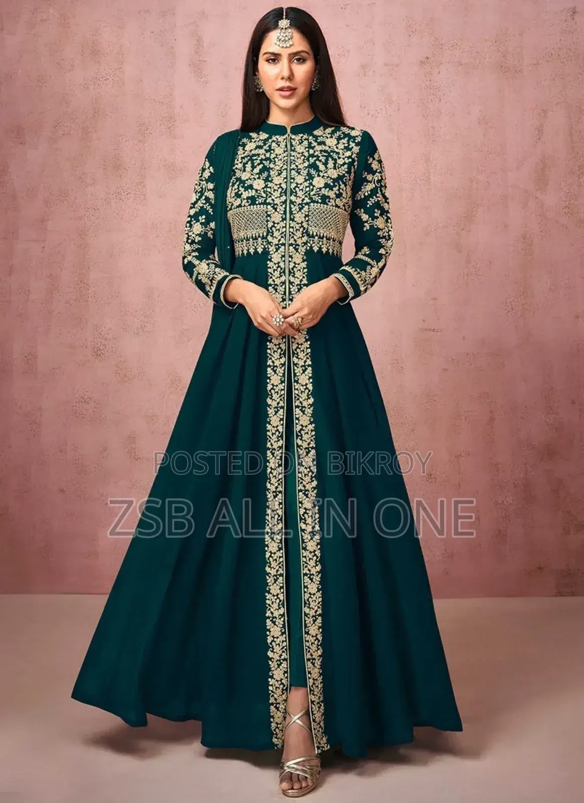 Embroidered Party Dress Indian
