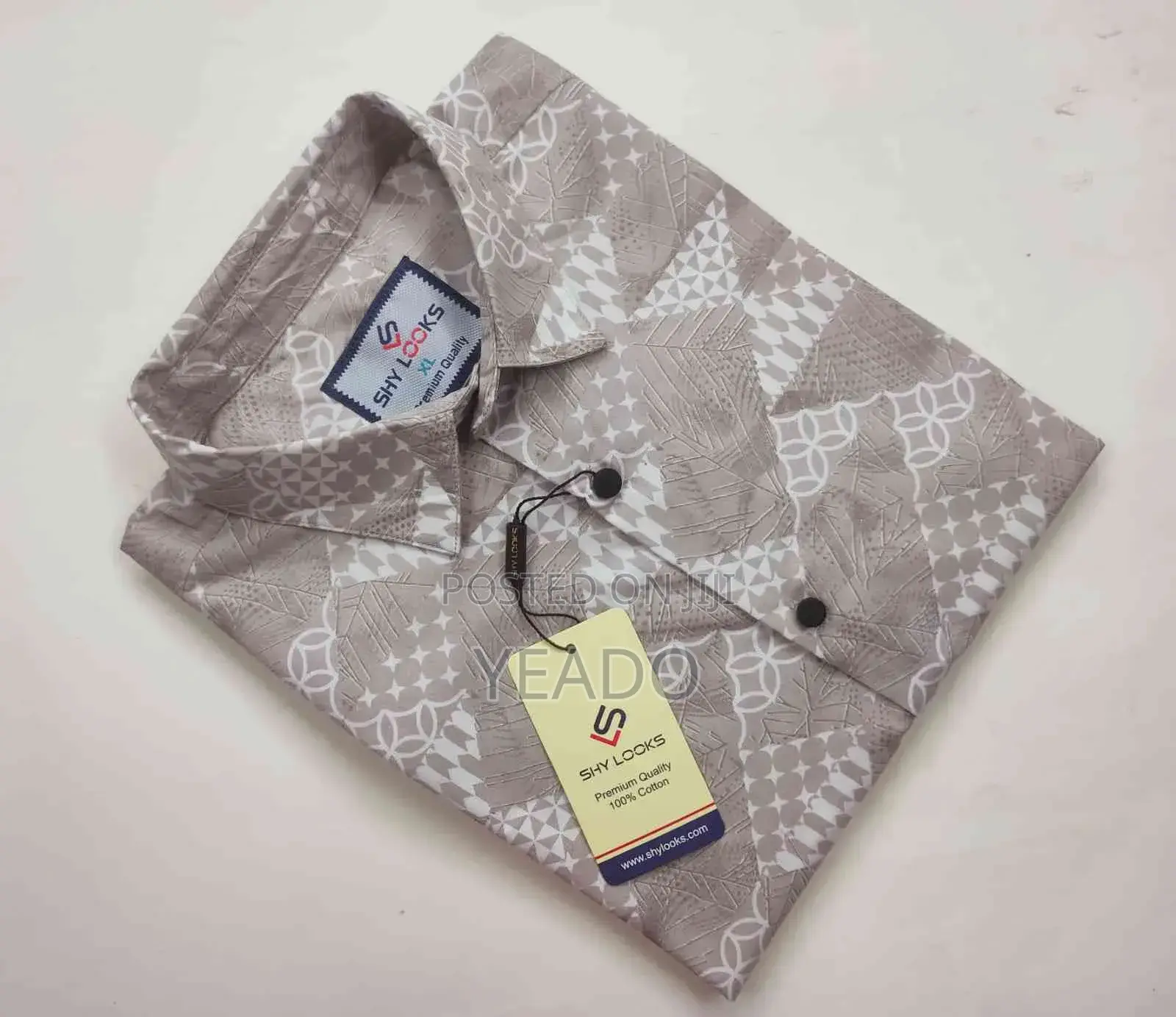 Pure Cotton Full Sleeve Print Shirt for Men's