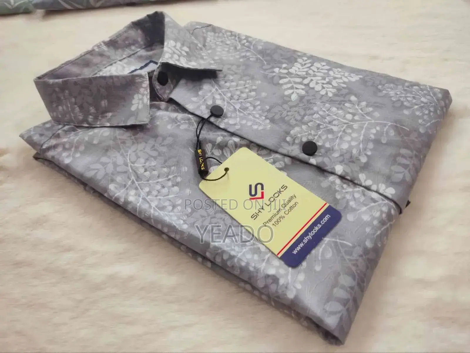 Pure Cotton Full Sleeve Print Shirt for Men's