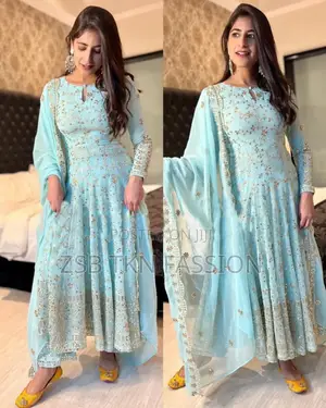 Photo - Semi-Stitch Anarkali Gown
