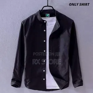 Solid Color Cotton Shirt (Only Shirt)