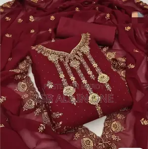 Embroidery Georgette Three Piece