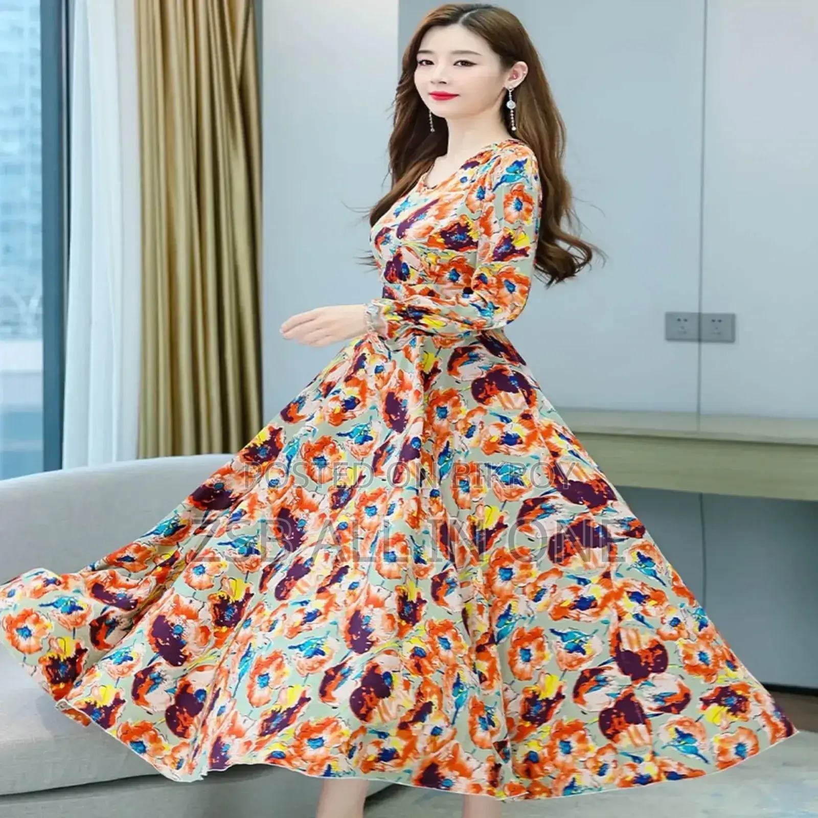 Stylish Elegant Long Gown Kurti