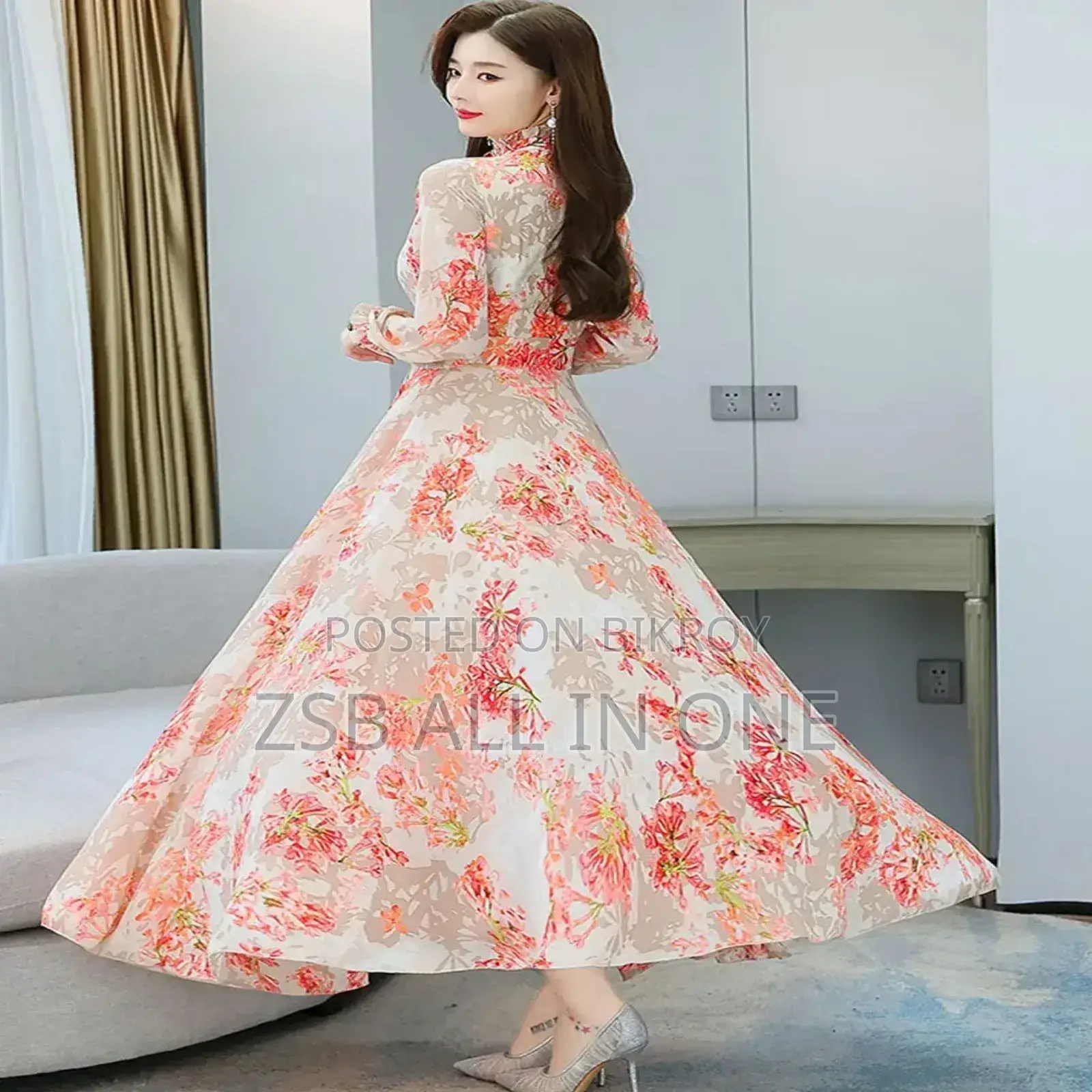 Stylish Elegant Long Gown Kurti
