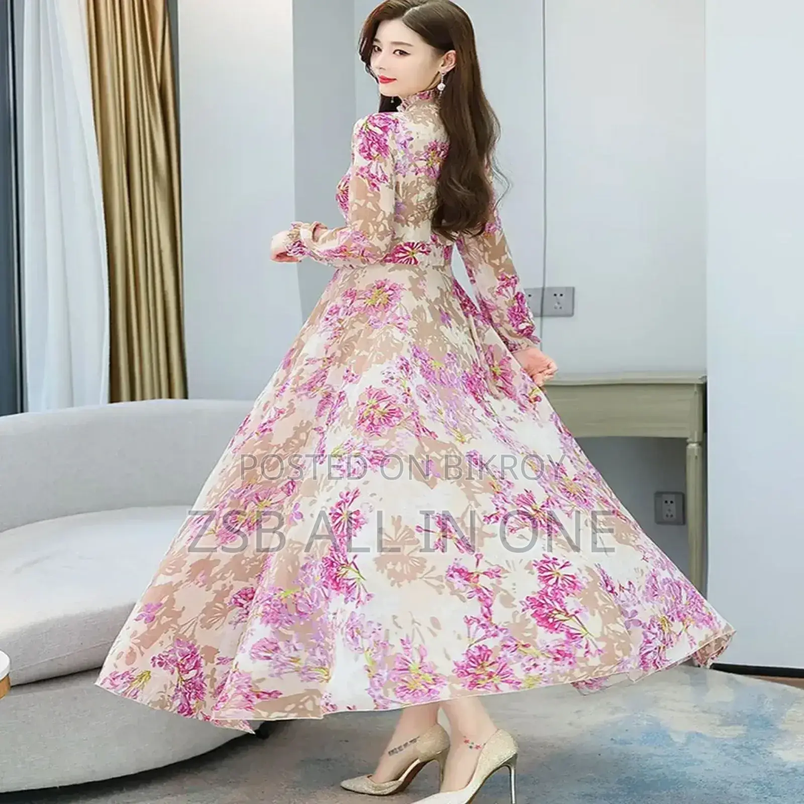 Stylish Elegant Long Gown Kurti
