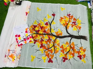 Hand Print Couple Dress, Imo