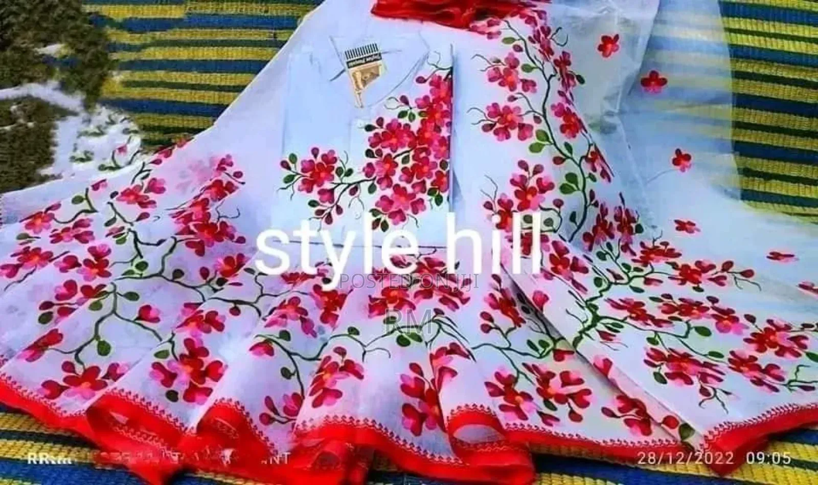 Hand Print Couple Dress, Imo