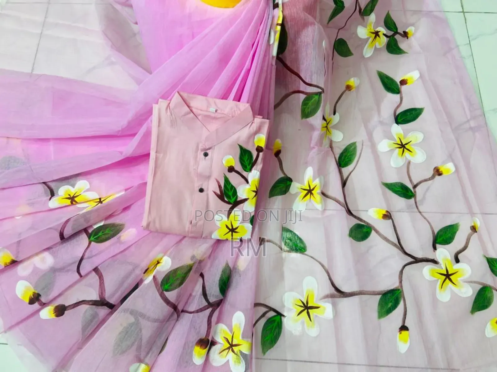 Hand Print Couple Dress, Imo