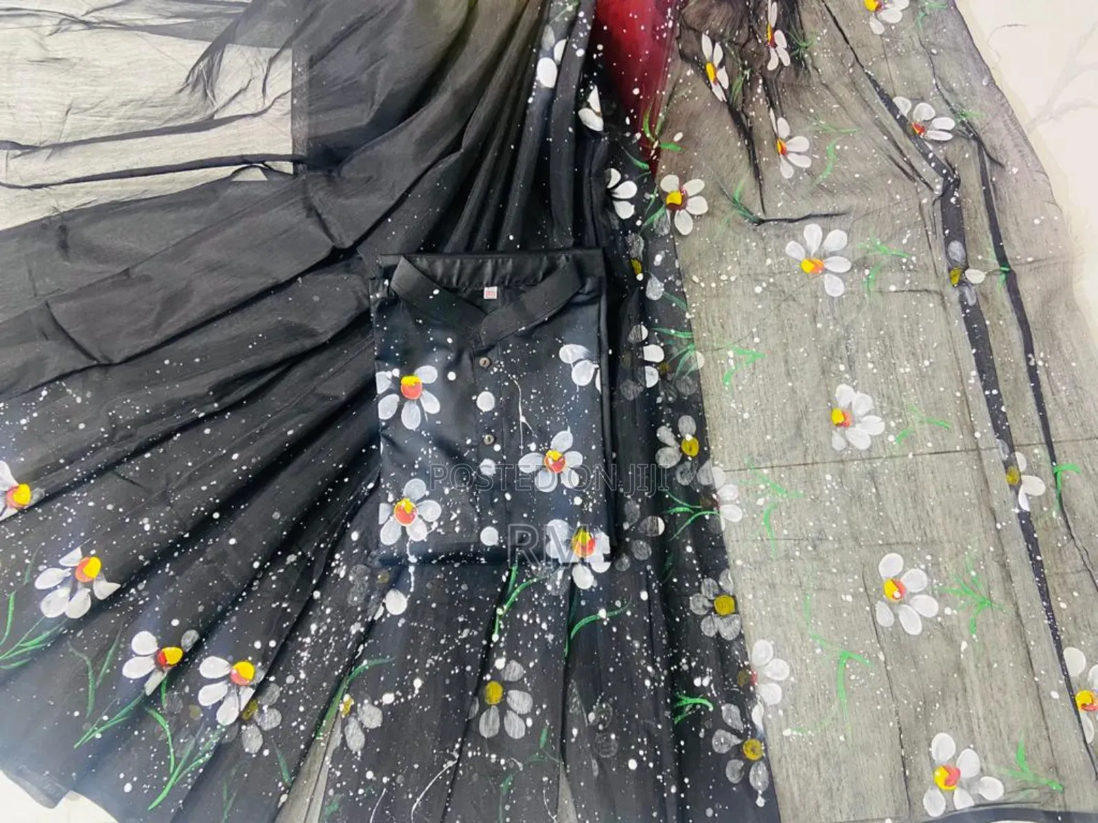 Hand Print Couple Dress, Imo