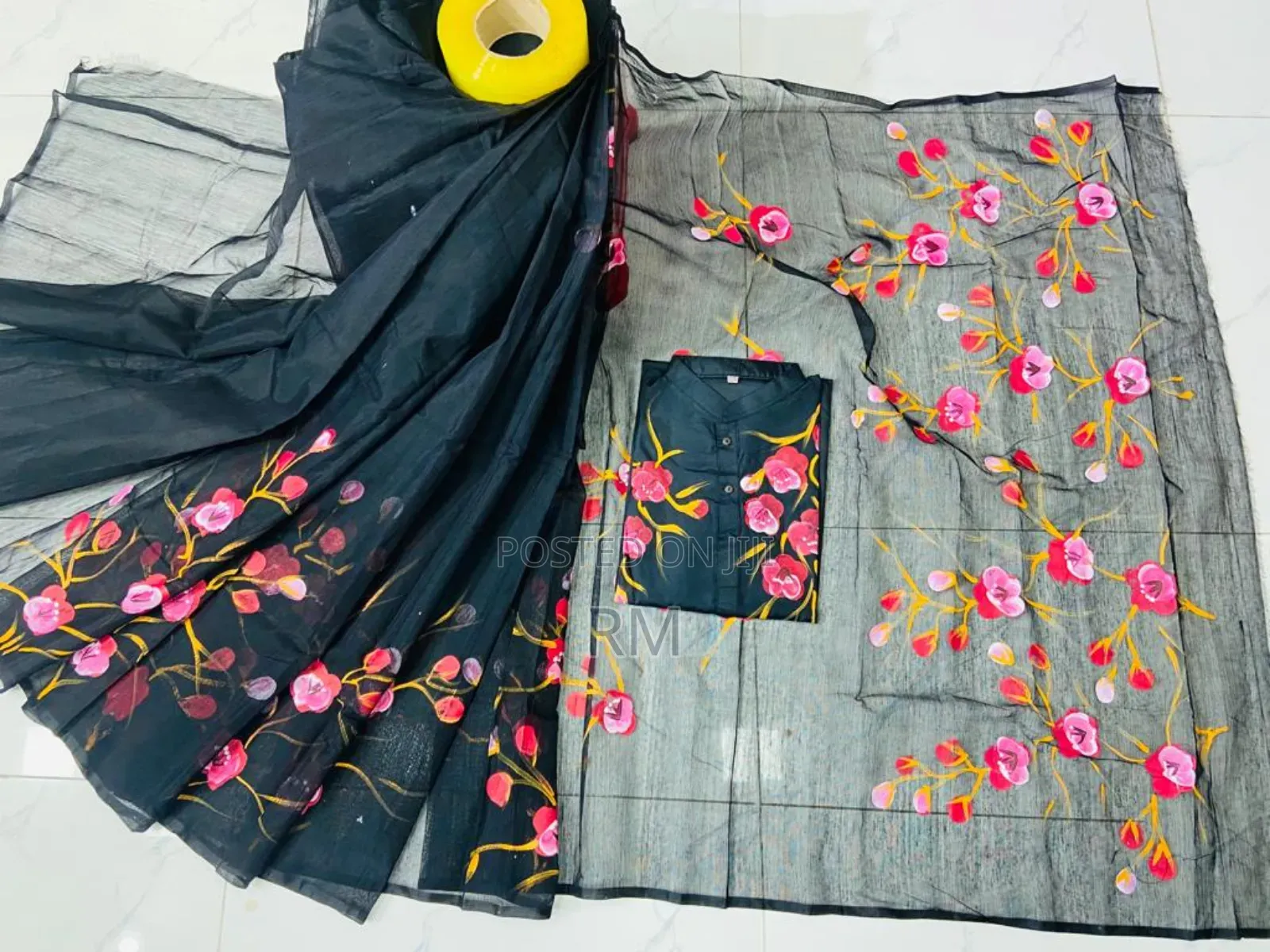 Hand Print Couple Dress, Imo