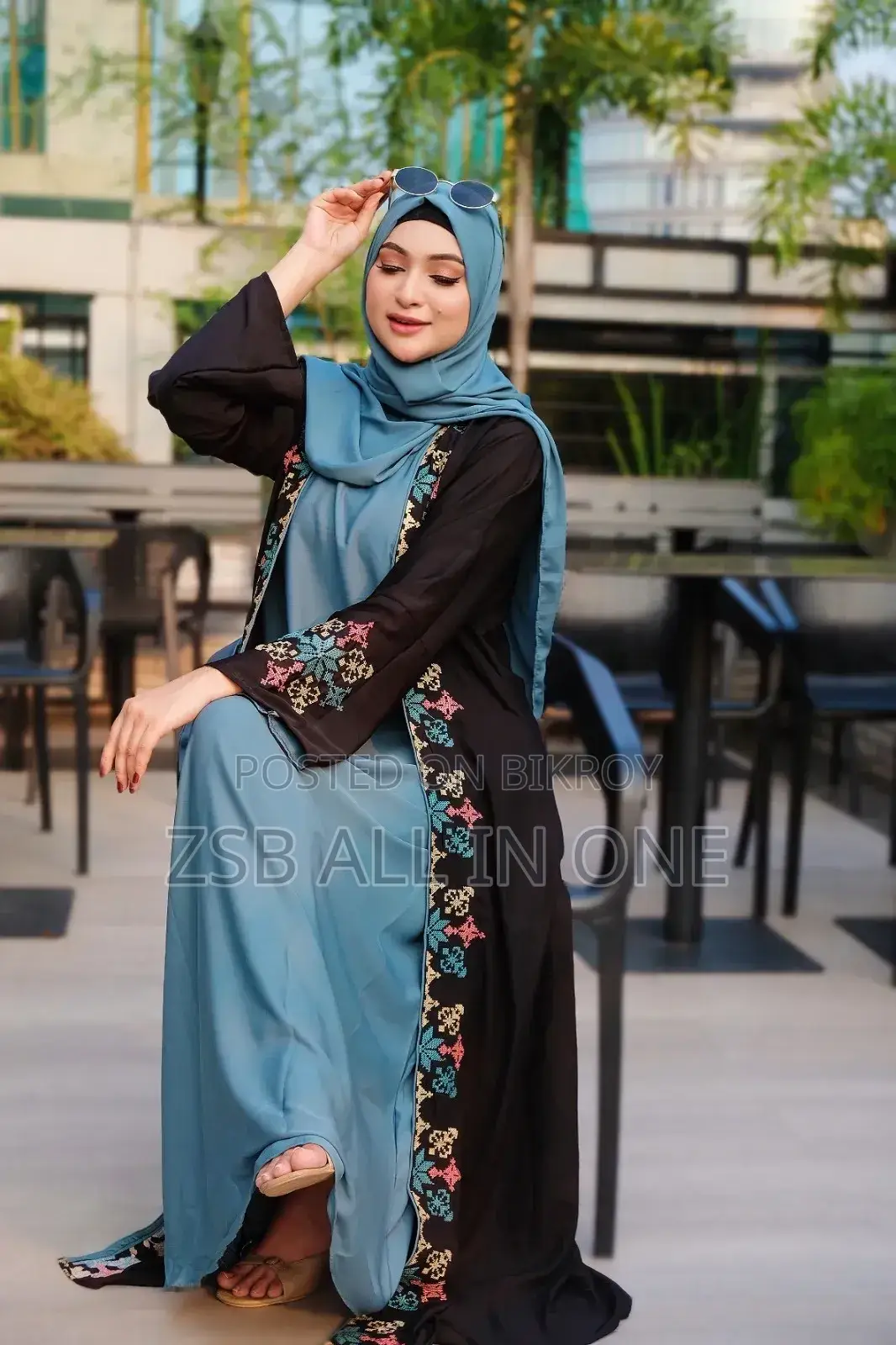 Adjust Koti Borka (With Hijab)