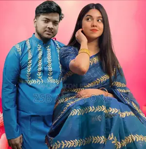Sharee Panjabi Couple Set With Blouse Piece